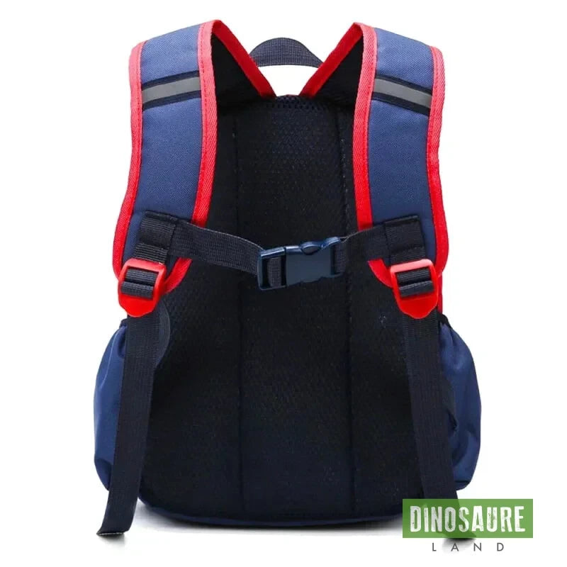 cartable dinosaure maternelle rouge