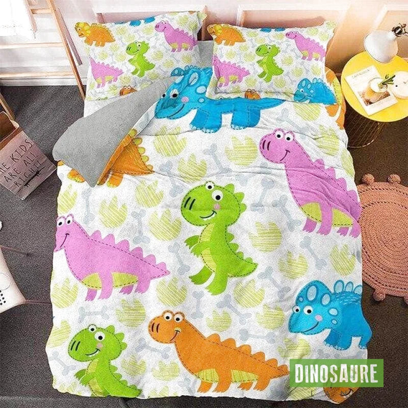 Kit De Couette Bébé Dinosaures 40 X 48 Pouces - Prédécoupé, Neuf, Pour Quilting