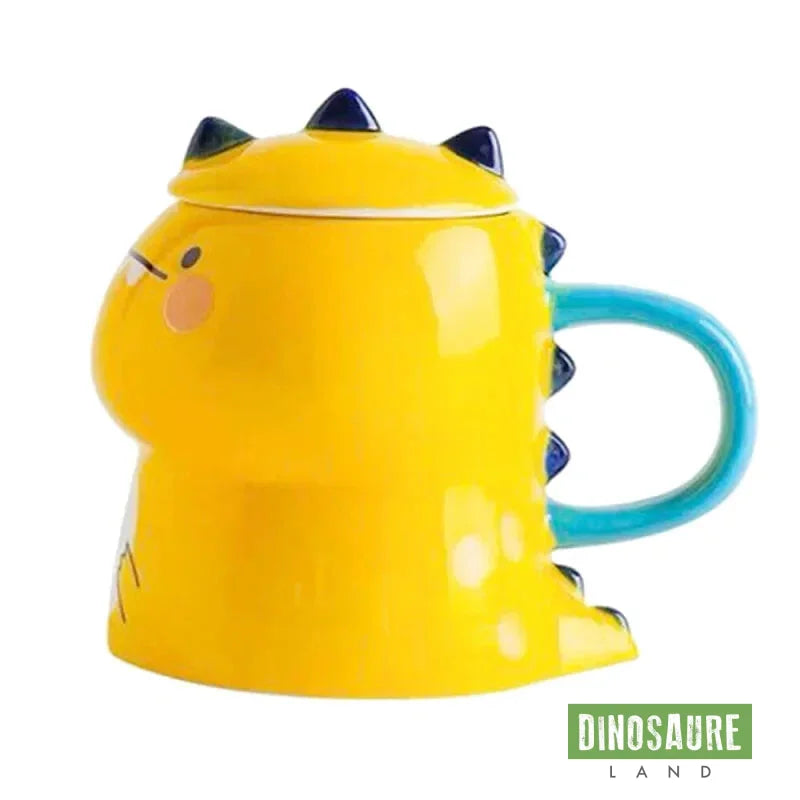 Relaxdays Tasse Enfant, Lot De 4, Motif Dinosaure, Verre Avec