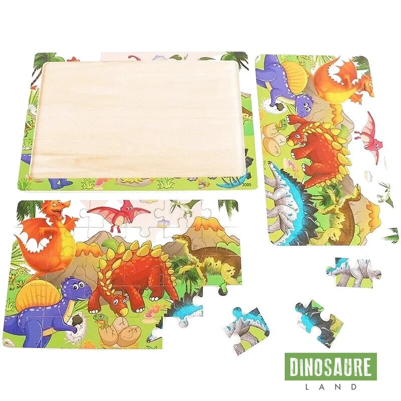 Lot De 10 Puzzles 30 Pièces à Décorer – 20x13 Cm, Carton Blanc, Kit Créatif Personnalisable (peinture, Crayons)