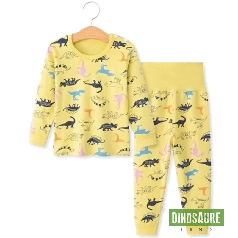 Pyjama Dinosaure Jaune