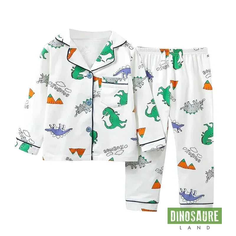 Pyjama Garçon avec Motifs de Dinosaure