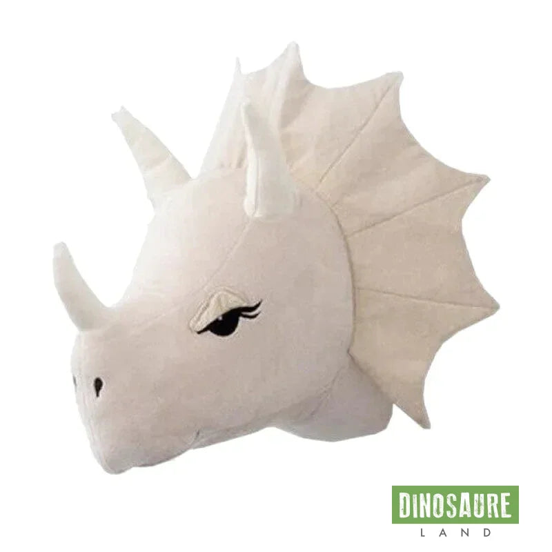 Tête D’animal En Peluche Murale – Dinosaure, Lapin, Cerf – Décoration Chambre Enfant – 3D Doux