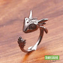 bague ajustable dinosaure mignon