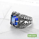 bague chevaliere dinosaure bleu