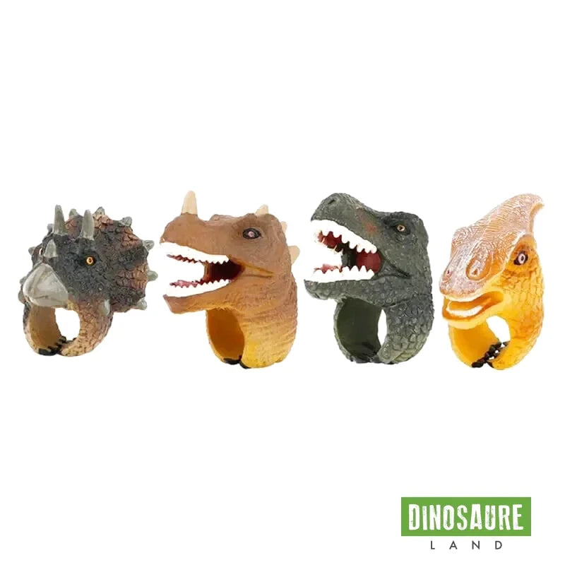 BCHKO Lot De 2 Bagues Humeur Dinosaure Réglables – Changement De Couleur Selon Température – Bijou Amusant Pour Enfants Adultes