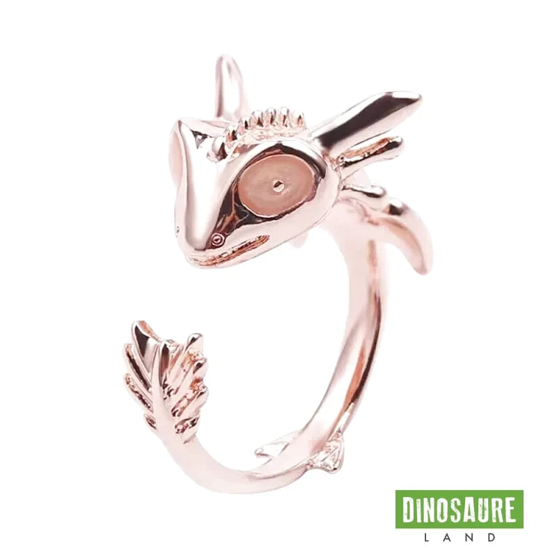 bague ajustable dinosaure mignon