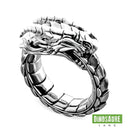 bague dinosaure qui se mord la queue
