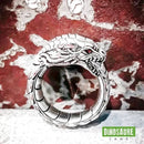 bague dinosaure qui se mord la queue