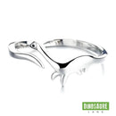 bague dinosaure plesiosaure argent
