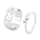 bague dinosaure argent