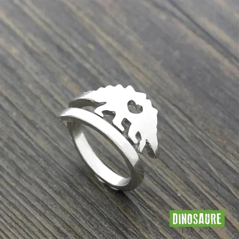 bague dinosaure stegosaure coeur