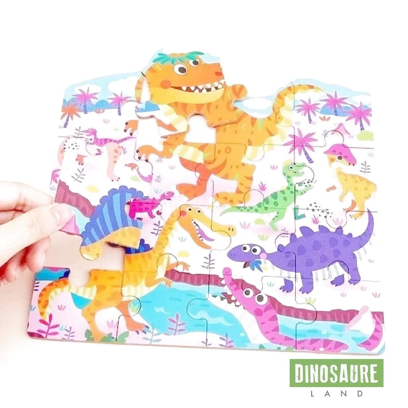 Boîte à Puzzle Dinosaure