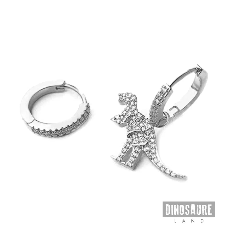 Boucles d'Oreilles Dinosaure Mono Pendentif