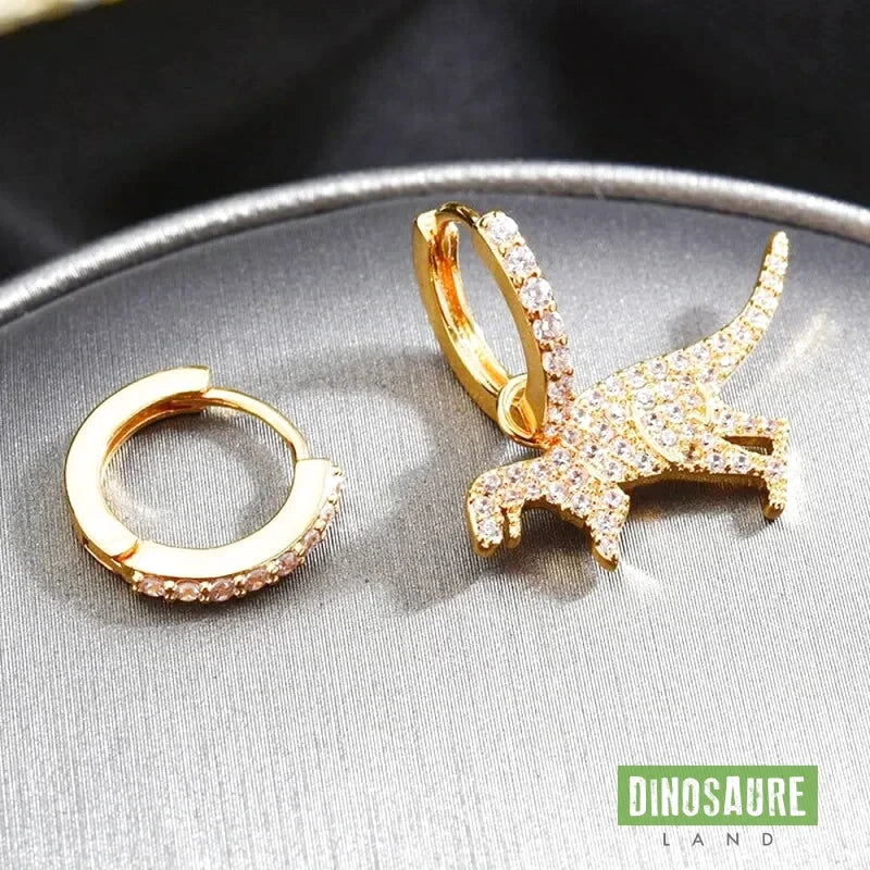 boucles d oreilles dinosaure t rex