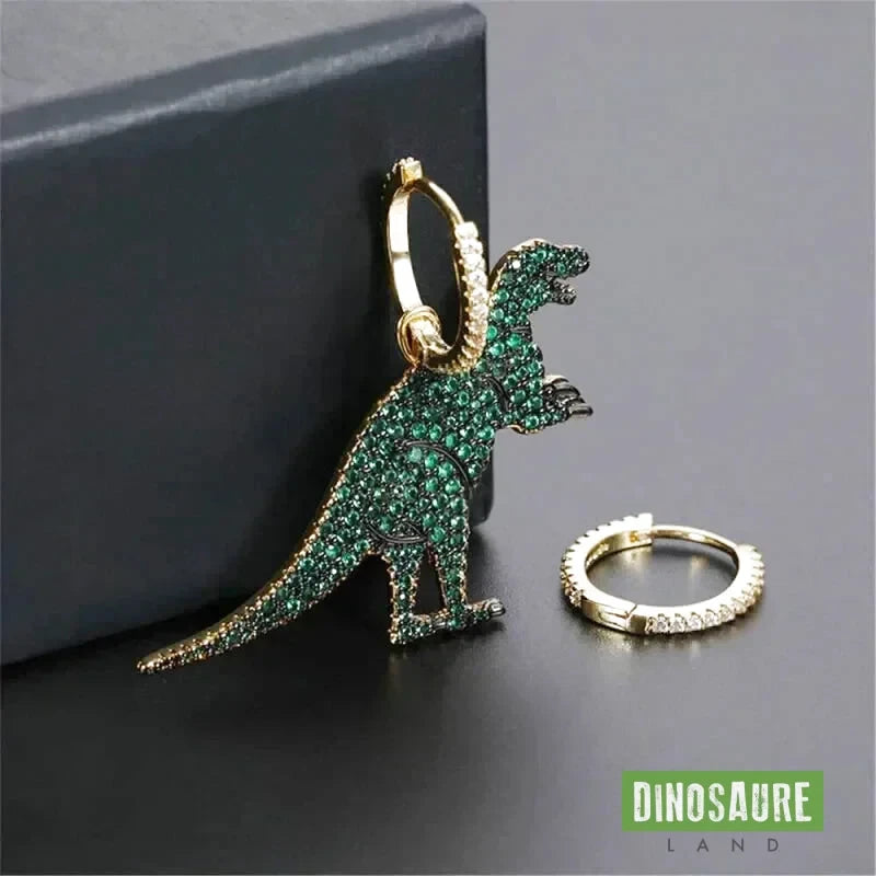 boucles d oreilles dinosaure t rex