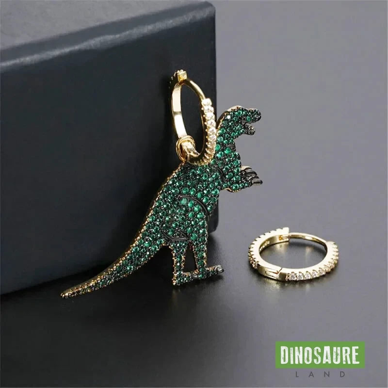 boucles d oreilles dinosaure t rex