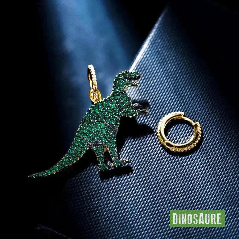 boucles d oreilles dinosaure t rex