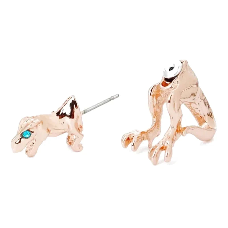 boucles d oreilles dinosaure t rex bronze