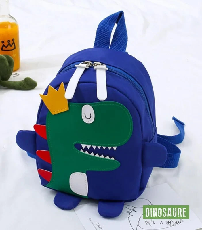 cartable dinosaure maternelle bleu