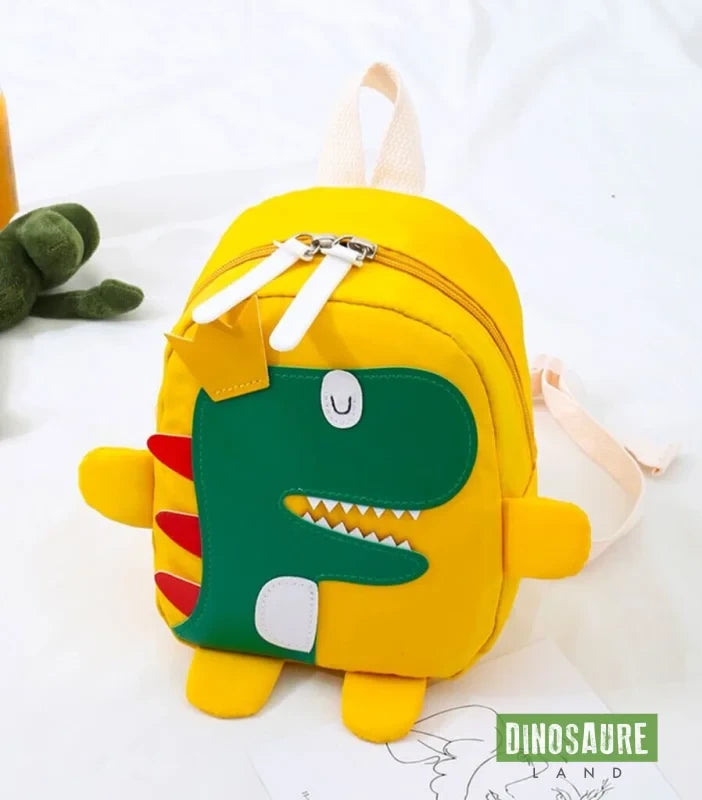 cartable dinosaure maternelle jaune