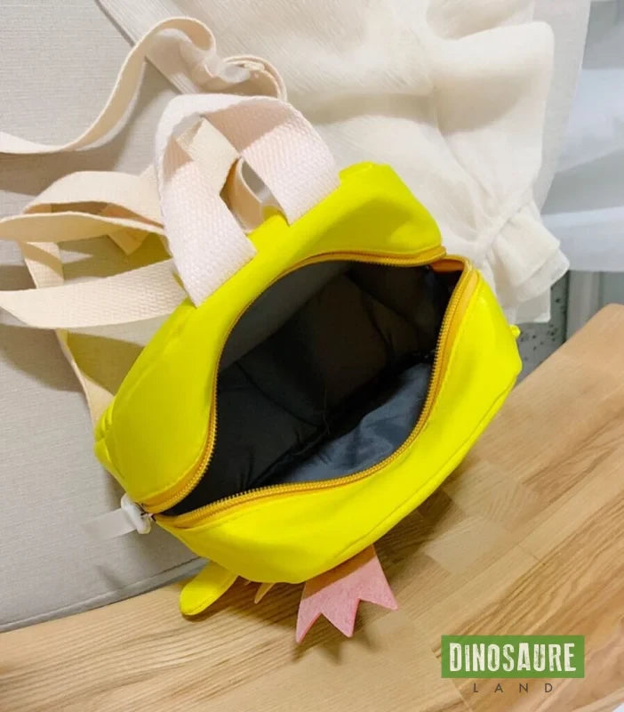 cartable dinosaure maternelle jaune