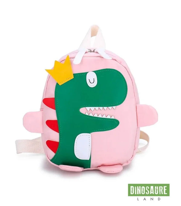 cartable dinosaure maternelle rose