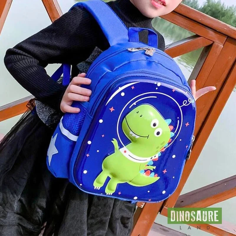 cartable maternelle sac a dos dinosaure bleu