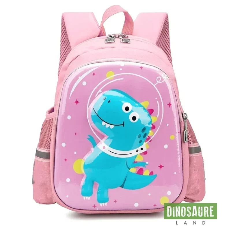 cartable maternelle sac a dos dinosaure rose