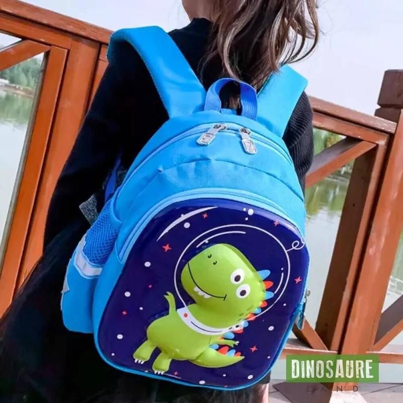 cartable maternelle sac a dos dinosaure bleu