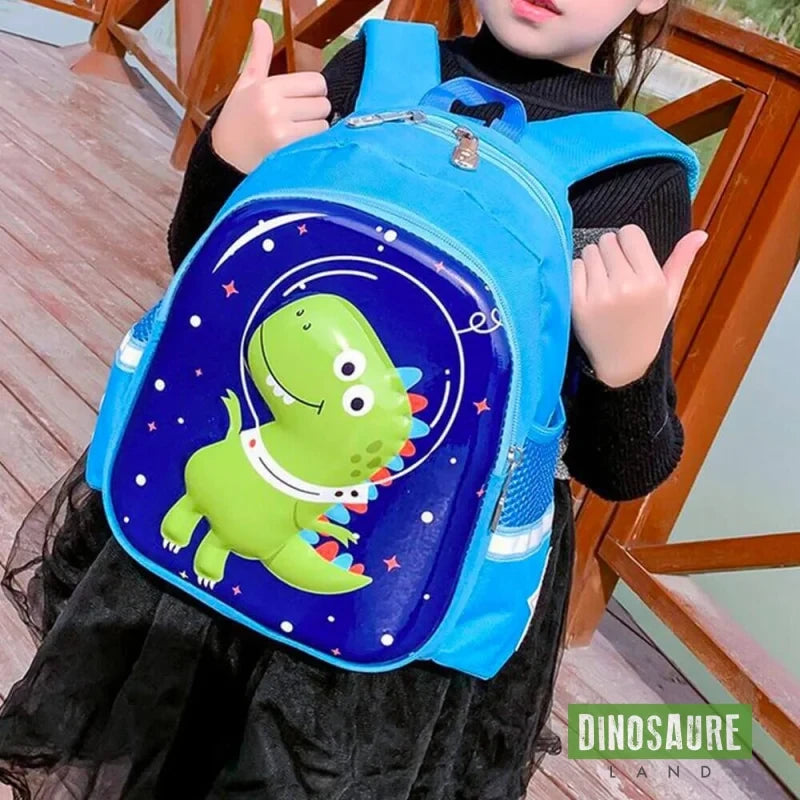 cartable maternelle sac a dos dinosaure bleu