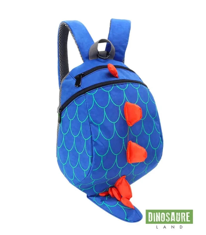 cartable dinosaure enfant maternelle bleu