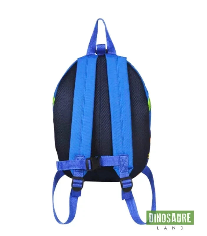 cartable dinosaure enfant dessin bleu