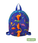 cartable dinosaure enfant dessin bleu