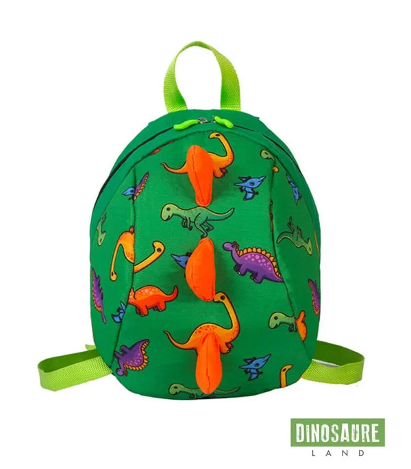 cartable dinosaure enfant dessin vert