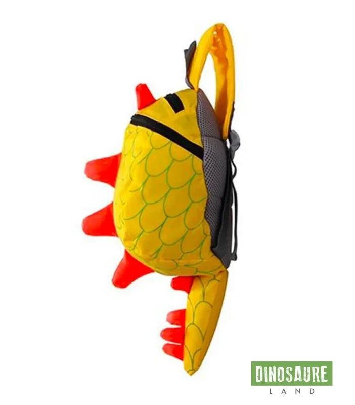 cartable dinosaure enfant maternelle jaune