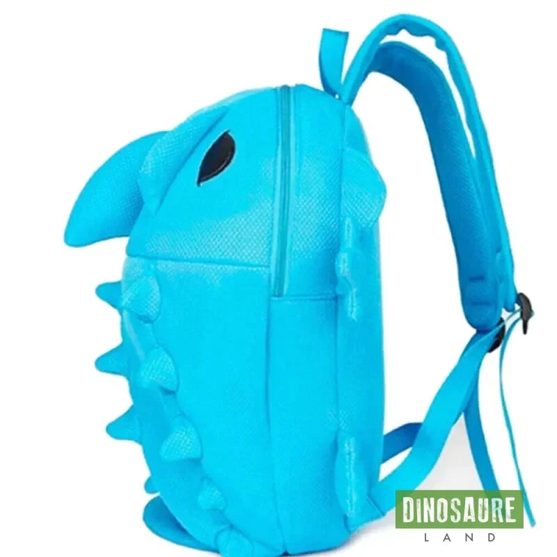cartable sac a dos dinosaure bleu