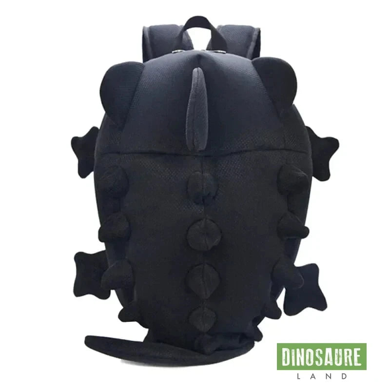 cartable sac a dos dinosaure noir