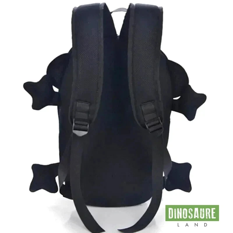 cartable sac a dos dinosaure noir