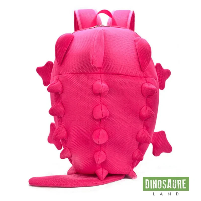 cartable sac a dos dinosaure rose