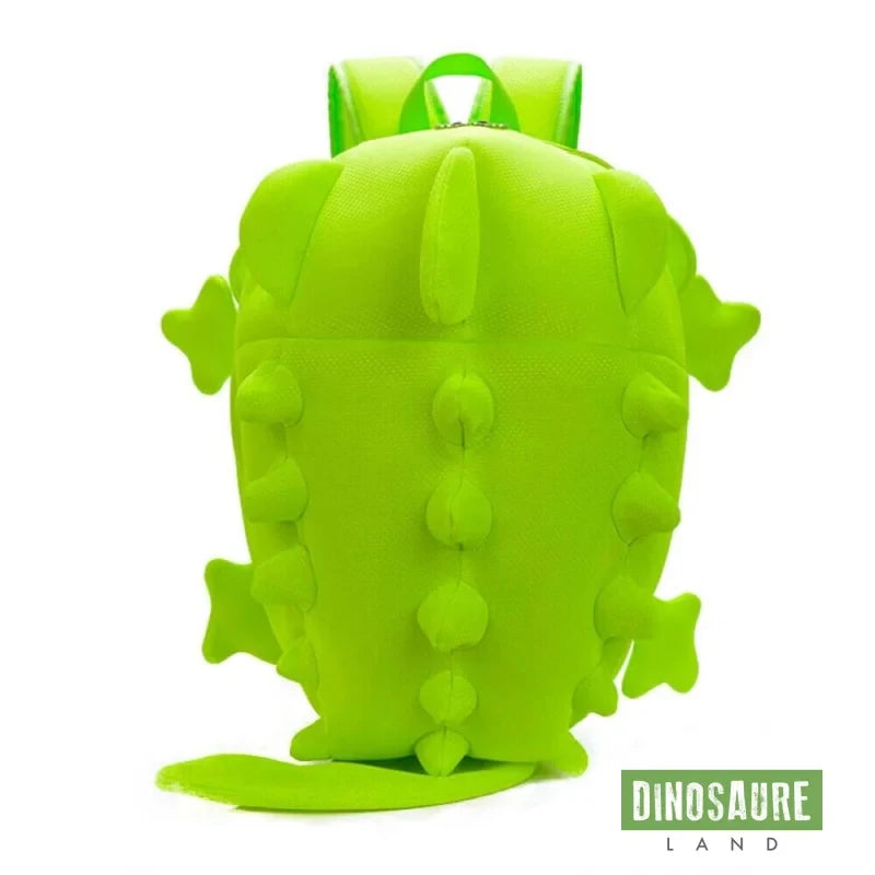 cartable sac a dos dinosaure vert