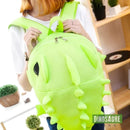 cartable sac a dos dinosaure vert