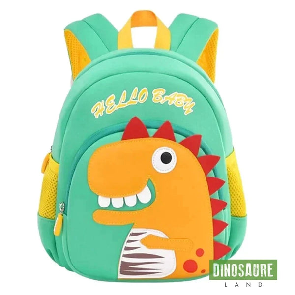 cartable dinosaure enfant vert