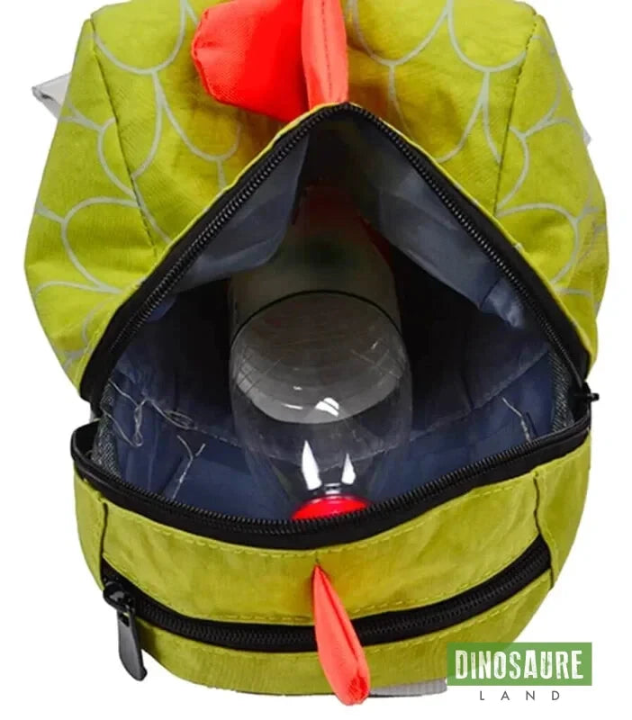 cartable dinosaure crete enfant maternelle vert