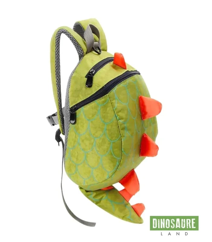 cartable dinosaure crete enfant maternelle vert