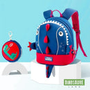 cartable dinosaure maternelle primaire bleu rouge