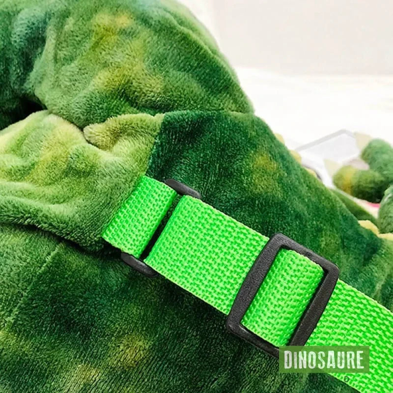 cartable sac a dos dinosaure tyrannosaure rex vert