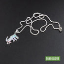 collier pendentif dinosaure tyrannosaure rex argent