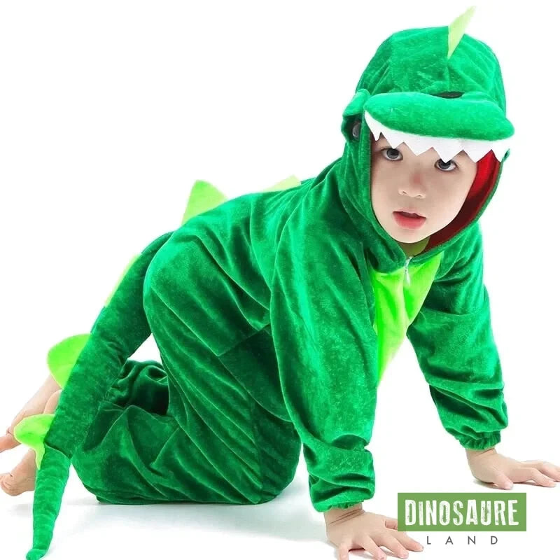 Combinaison Pyjama Dinosaure manches longues