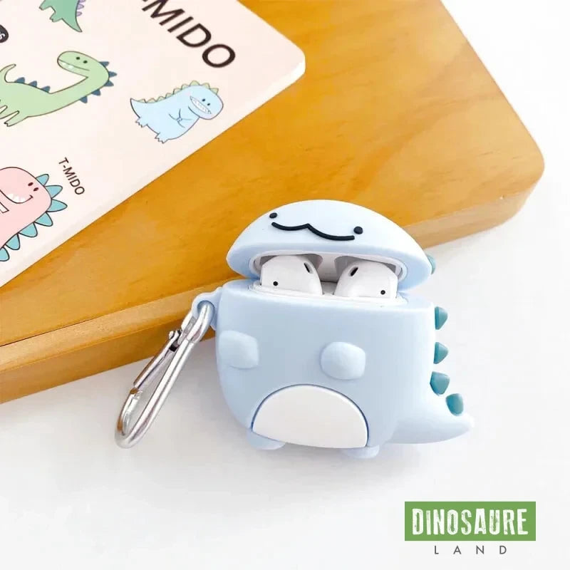 coque airpods dinosaure mignon